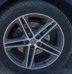 2018 SQ5 Oe Wheel 20X8 10 Spoke Gray Audi Used. Price: $402.80.