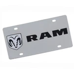 Dodge Ram Dual Logo License Plate (chrome) New. Price: $42.95.