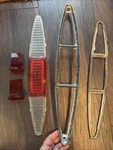 1967 1968 Cadillac Tail Light Rh Lh Original Defusers Lens Bezel Seal Oem C2 Used. Price: $53.97.