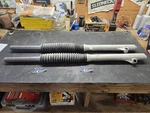 2005-26 Yamaha Front Forks Boot Clamp Oem Used Tested Pair. Price: $220.00.