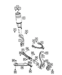 Genuine Mopar Nut Right 06513128AA New. Price: $64.74.