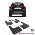 Rally Armor Ur Black Mud Flaps W/ White Logo Fit 2018-2023 Hyundai Kona New. Price: $183.75.