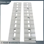 2PCS Aluminum Trailer Ramps Heavy-duty Loading W/ Top Hook Attaching New. Price: $178.78.