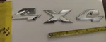 2013 Ram 1500 4X4 Emblem Logo Badge Chrome Used. Price: $16.95.