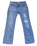 Levis Superlow Boot 28X32 Sz 6 Medium Light Wash Distressed Y2K Inpsired Pre-owned. Price: $28.99.
