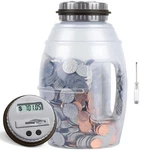Piggy Bank For Adults, Vcertcpl Digital Coin Counting X-large, Gray New. Price: $27.24.