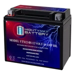 Mighty Max YTX12-BS 12V 10AH Battery For Suzuki LT-F250, Ozark 2002-12 New. Price: $33.99.