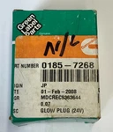 Cummins #185-7268 24V Glow Plug New. Price: $55.00.
