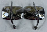 Drag Specialties For Harley Davidson Live To Ride Gold Chrome Mirrors 0640-0476 Used. Price: $117.00.