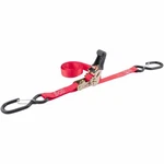 Erickson 1IN. X 6FT. Soft-grip Ratchet Straps Red 05710 New. Price: $30.52.