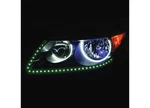 Metra He-gsv 24" Green Sideview Led Accent Light Strip (pair) New. Price: $29.65.