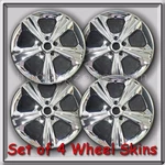 2013-2014 Ford Escape Chrome Wheel Skins Hubcaps 17" Covers Set Of New. Price: $140.00.