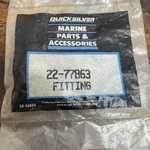 Mercury Quicksilver 22-77863 Fitting Oem Nos New. Price: $6.00.