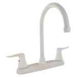 Valterra Catalina Plastic White Hi-arc Type Kitchen Faucet Levers Handles New. Price: $45.17.