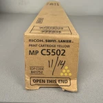 Ricoh 841752 Yellow Toner Cartridge For Aficio Mp C4502 C5502 New. Price: $40.00.