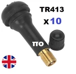 10X TR413 Tubeless Tyre Valves & Dust Caps Rubber Snap In Car Bike Wheel Quality New. Price: $8.11.