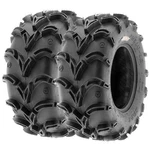 Pair Of Sunf 25X11-10 25X11X10 Atv Utv Deep Mud Tires All Terrain 6 Pr A050 New. Price: $229.98.