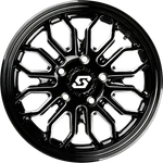 Sedona Onyx Wheel 12X7 4/110 +10MM Blk/machined A-S26M-27011+10 New. Price: $151.07.