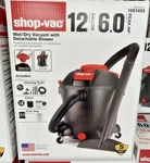 Shop-vac 12 Gallon 6.0 Peak Hp Wet Dry Vacuum W/ Detachable Blower New. Price: $90.00.