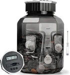 Piggy Bank For Adults Kids, Vcertcpl Digital Coin X-large, Gray New. Price: $24.44.