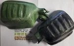Oem Kawasaki KLR650 Handle Cover Set 59441-1073-59 59441-1074-59 *damaged* Used. Price: $49.97.