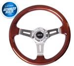 New Nrg Classic Wood Grain Steering Wheel 330MM Chrome Spoke Center ST-015-1CH. Price: $1176.00.