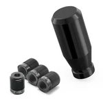 Shift Knob 1PCS Universal Manual Car Aluminum Weighted Black Metal Adapter New. Price: $60.02.