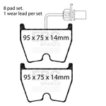 Ebc Brakes DP31513/3C Redstuff Ceramic Low Dust Pads New. Price: $327.88.