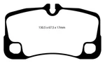 Ebc DP41930R Yellowstuff Rear Brake Pads For 2006-2013 Porsche 911 997 New. Price: $214.95.