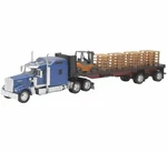 Kenworth Flatbed W/forklift And Pallet By New Ray. Price: $60.37.