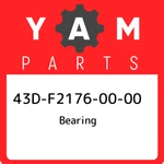 43D-F2176-00-00 Yamaha Bearing 43DF21760000, New Genuine Oem Part. Price: $53.60.