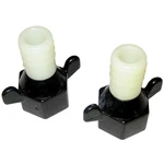 Shurflo By Pentair Straight Fitting Wingnut Swivel 1/2"-14NPT(F) X 5/8"BARB New. Price: $21.80.