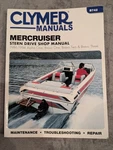 Clymer Mercruiser Stern Drive Shop Manual 1986-1994 Alpha 1, Bravo 2, 3 -B742 New. Price: $44.98.