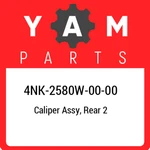 4NK-2580W-00-00 Yamaha Caliper Assy, Rear 4NK2580W0000, New Genuine Oem Part. Price: $632.54.