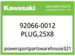 Kawasaki Oem Part 92066-0012 PLUG,25X8 New. Price: $12.01.