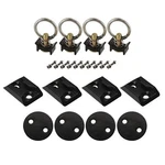 2" Track Anchor Point Tie Down Kit- Black New. Price: $44.99.