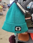 Polaris Womens Staple Beanie Warm Cozy Stretch Fabric Cuffed Teal Winter Hat New. Price: $24.99.