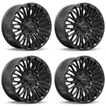 Set Of 4 22IN Black Wheel Rims For 2002+ Gmc, RTX32EB 22X9 6X135 ET18 6BOLTS New. Price: $2475.88.