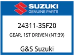 Suzuki Oem Part 24311-35F20 GEAR,1ST Driven (NT:39) New. Price: $152.81.
