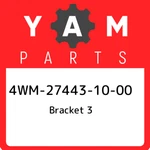 4WM-27443-10-00 Yamaha Bracket 4WM274431000, New Genuine Oem Part. Price: $136.26.